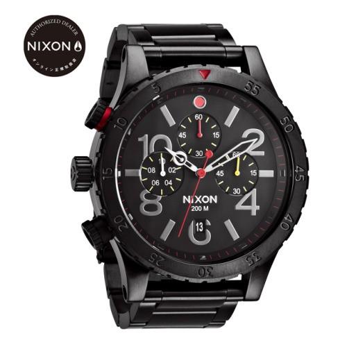 NIXON ニクソン THE 48-20 CHRONO 腕時計 ALL BLACK/MULTI オールブラック/マルチ 日本正規品