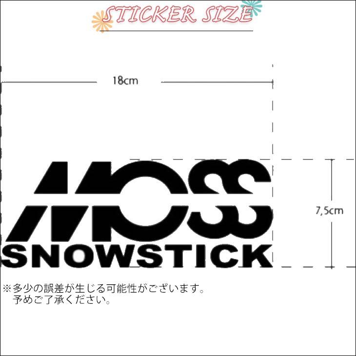 MOSS　モス　ステッカー BILLABONG MOSS SNOWSTICK モススノースティック ステッカー SNOW