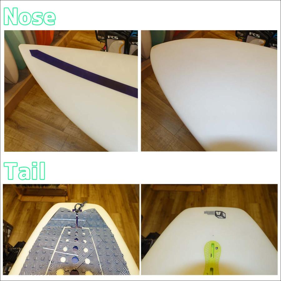 grace surf ショートボード ファンボード ホワイト 中古 中古】 サーフボード ショートボード GRACE グレース TV-Z 5'10 トライ
