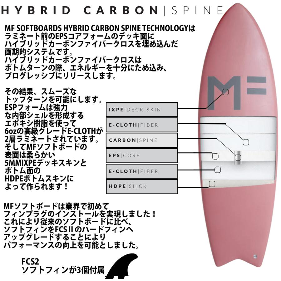 ミックファニングソフトボード 5.8 フィッシュサーフボード ミックファニングソフトボード 5.8 フィッシュサーフボード