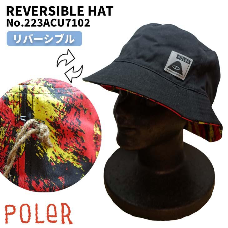 POLeR（ポーラー） バケットハット REVERSIBLE BUCKET 帽子
