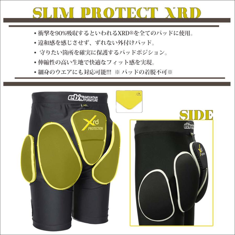 eb's（エビス） 25/26 スノー プロテクター ショート丈 スリム スノボ