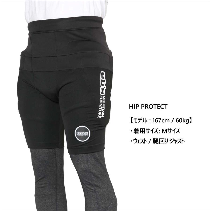 eb's（エビス） 25/26 スノー プロテクター ヒップ ショート丈 スノボ