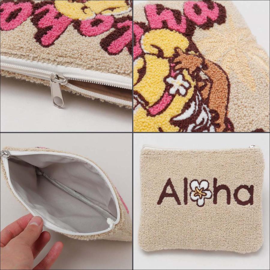 KahiKo カヒコ AMサガラポーチ 小物入れ もこもこ サガラ刺しゅう