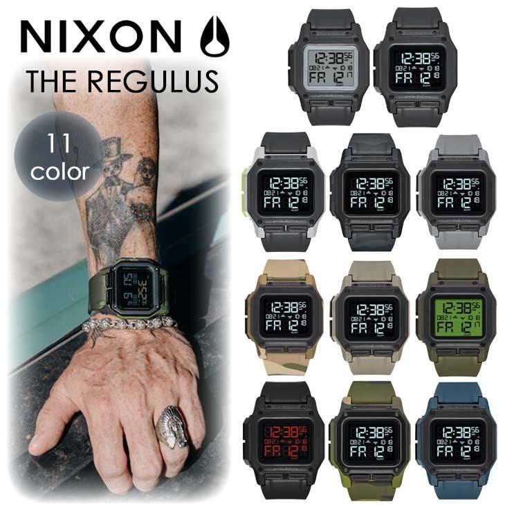 腕時計 NIXON ニクソン メンズ レディース THE REGULUS レグルス ミリタリーウォッチ 耐衝撃 超耐水 軽量 デジタル オンライン正規取扱店 日本正規品｜stradiy