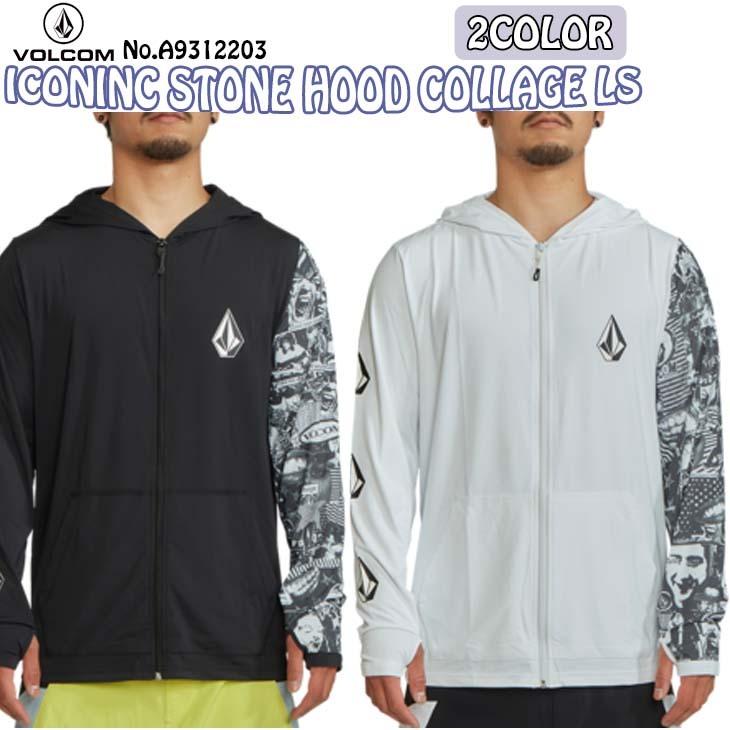 VOLCOM（ボルコム） 22 SS VOLCOM パーカー ICONINC STONE HOOD COLLAGE LS ラッシュガード ...