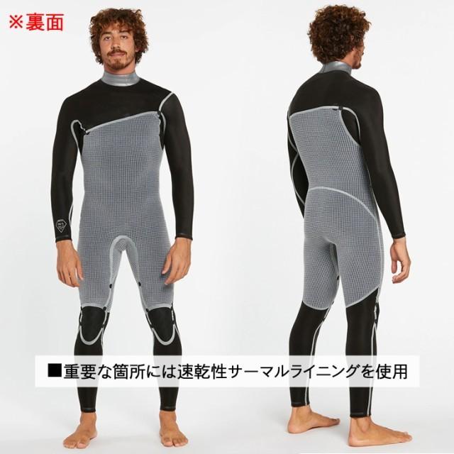 VOLCOM ボルコム チェストジップ フルスーツ 3mmｘ2mm VOLCOM 2024継続 MODULATOR 3/2mm CHEST ZIP FULLSUIT A9532203