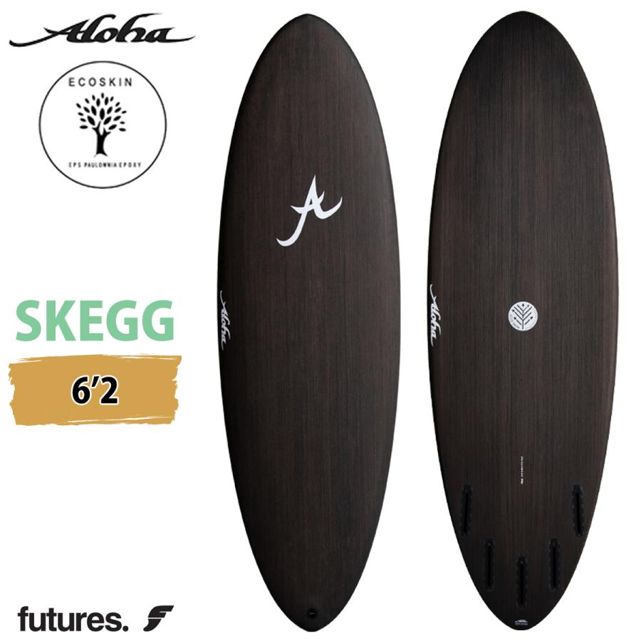 26 ALOHA SURFBOARDS アロハ サーフボード ALOHA SKEGG 6’2 FUTURES EPS スケッグ エコスキン 5fin サーフィン 2026年 日本正規品｜オーシャン スポーツ