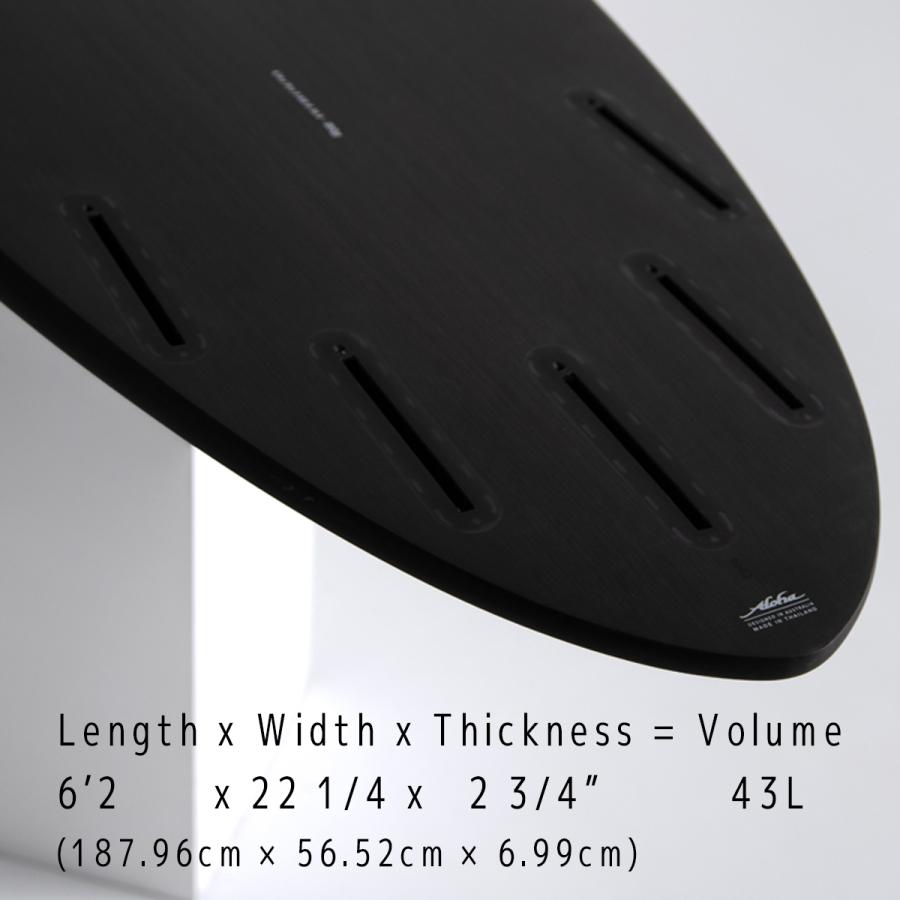 26 ALOHA SURFBOARDS アロハ サーフボード SKEGG 6'2 FUTURES EPS