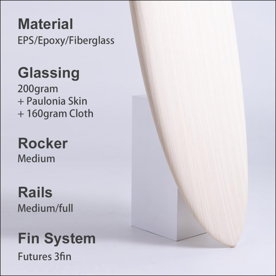 25 ALOHA SURFBOARDS アロハ サーフボード FUNZARELLI 7'0 EPS