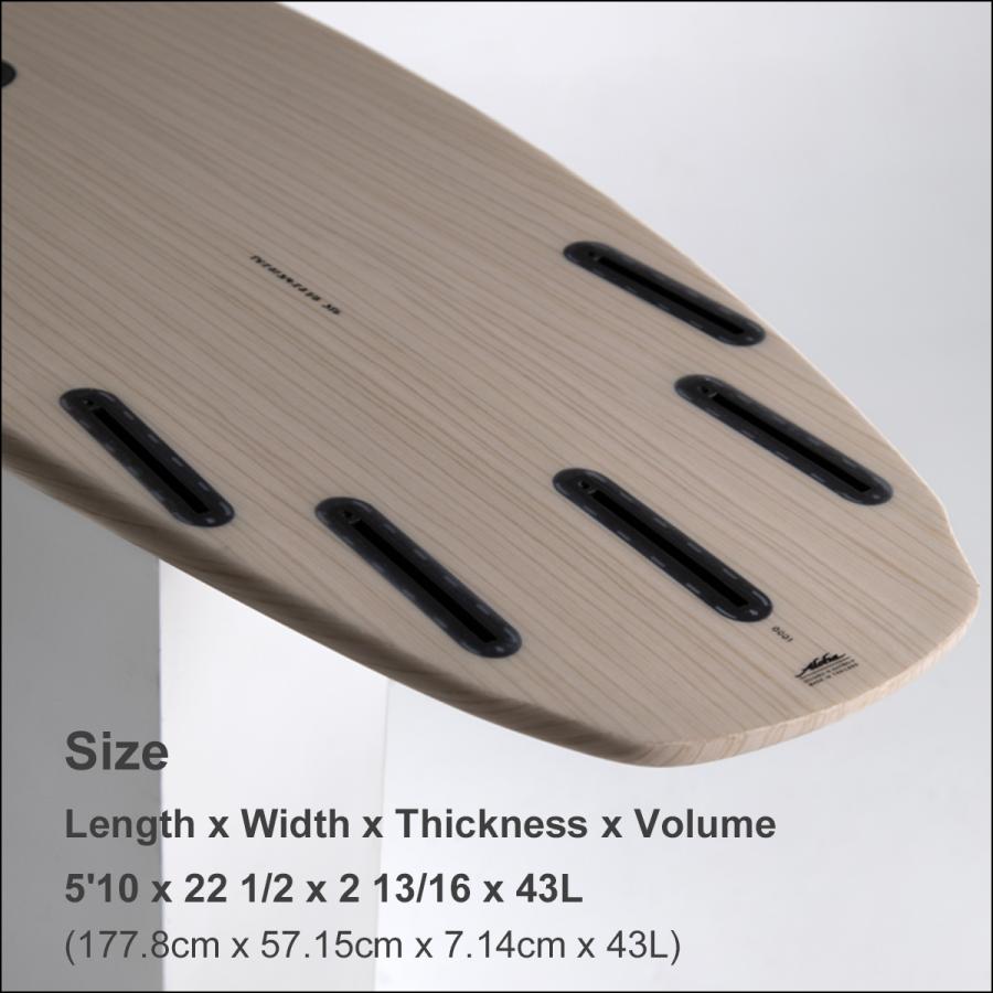 25 ALOHA SURFBOARDS アロハ サーフボード BLACK PANDA 5'10 EPS
