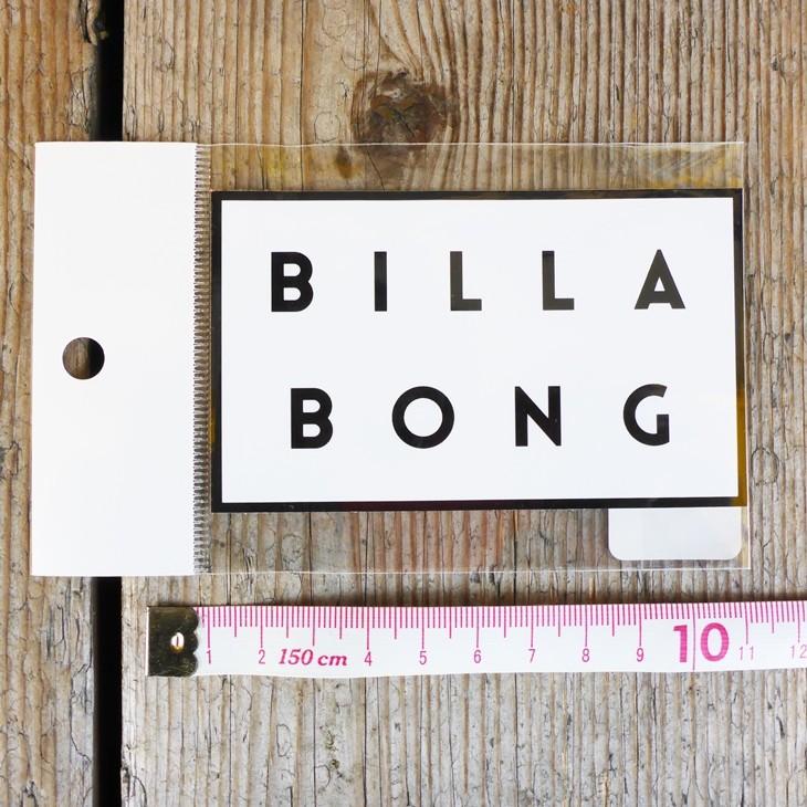 BILLABONG（ビラボン） プリントステッカー シール ロゴステッカー BLK