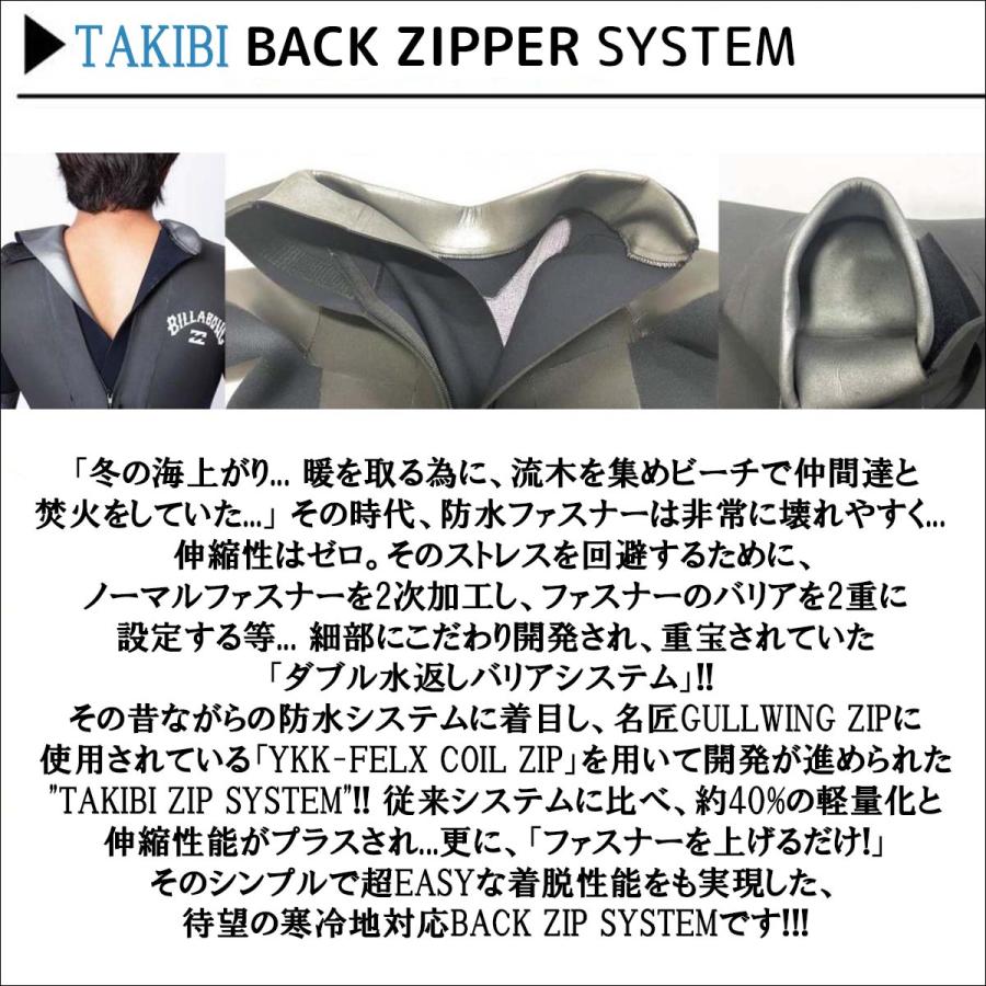 BILLABONG 25-26 ビラボン セミドライ ウェットスーツ バック