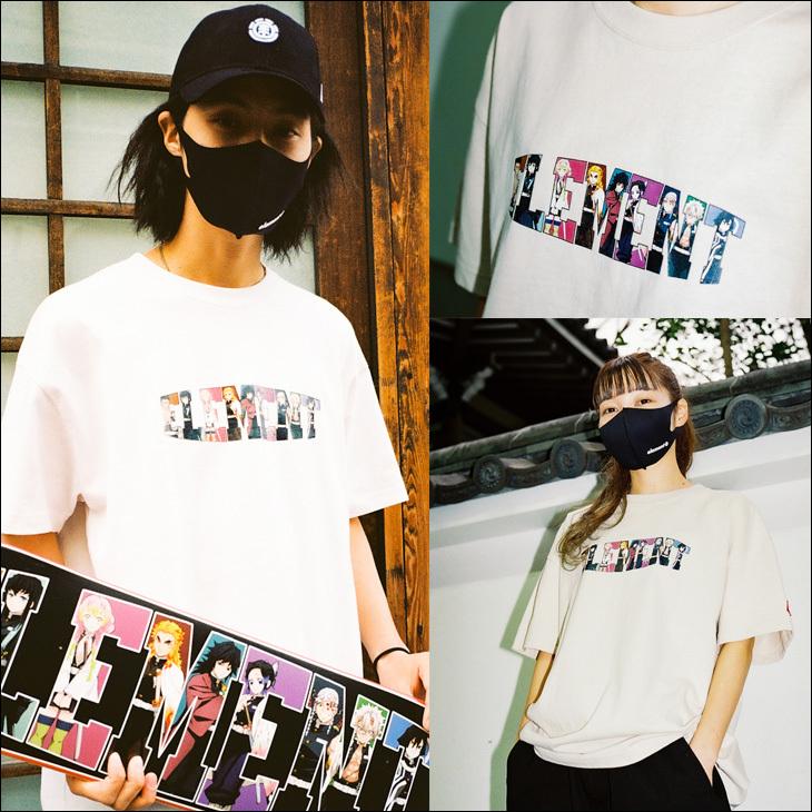 ELEMENT（エレメント） 鬼滅の刃 メンズ Tシャツ KIMETSU B SS 半袖 柱 