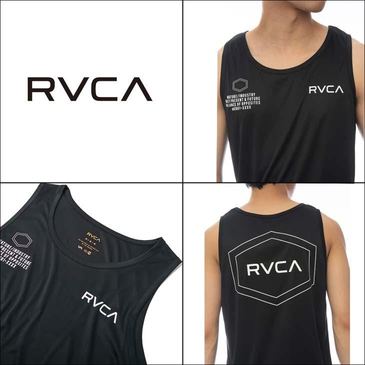 RVCA 22 ルーカ ラッシュガード BIG PIN HEX ラッシュ タンク
