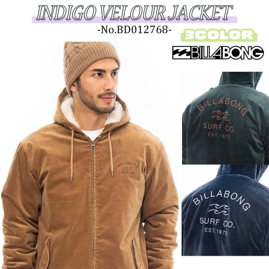 BILLABONG 23 ビラボン ジャケット INDIGO VELOUR JACKET アウター 
