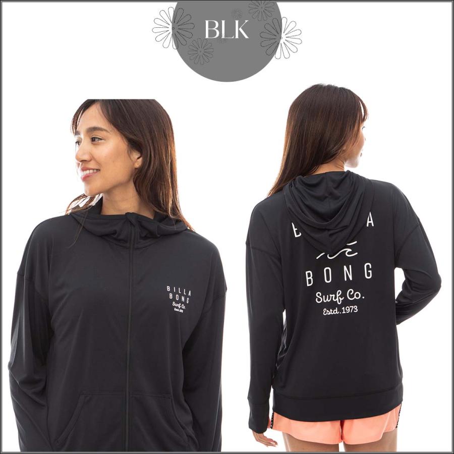 24 SS BILLABONG ビラボン ラッシュ LOOSE ZIP UP HOODED RASHGUARD  パーカー UVカット レディース BE013862 日本正規品｜stradiy｜05