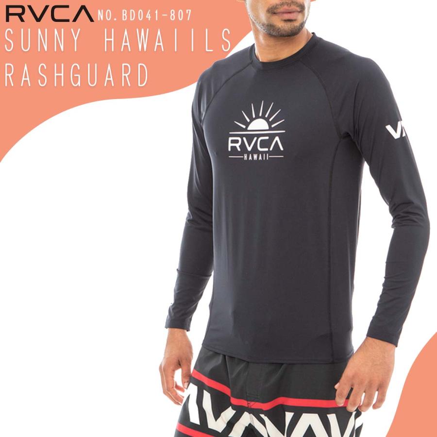 RVCA（ルーカ） 23 SS RVCA ラッシュガード SUNNY HAWAII LS RASHGUARD