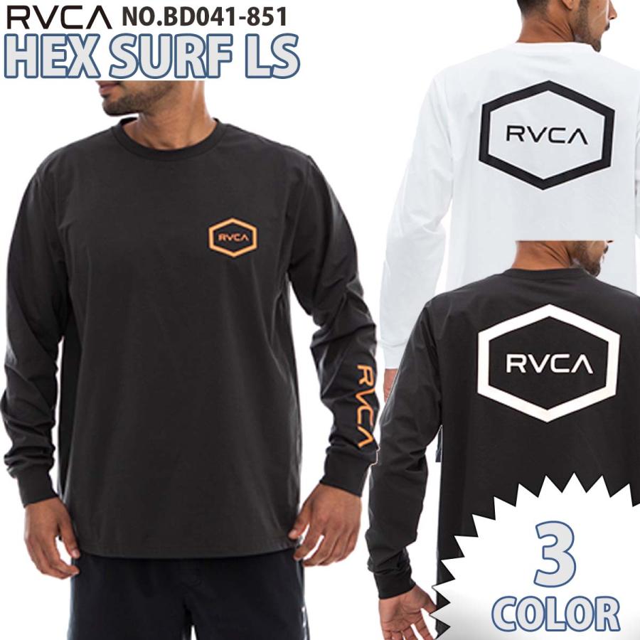 RVCA（ルーカ） 23 SS RVCA ラッシュガード HEX SURF LS 長袖 水陸両用 