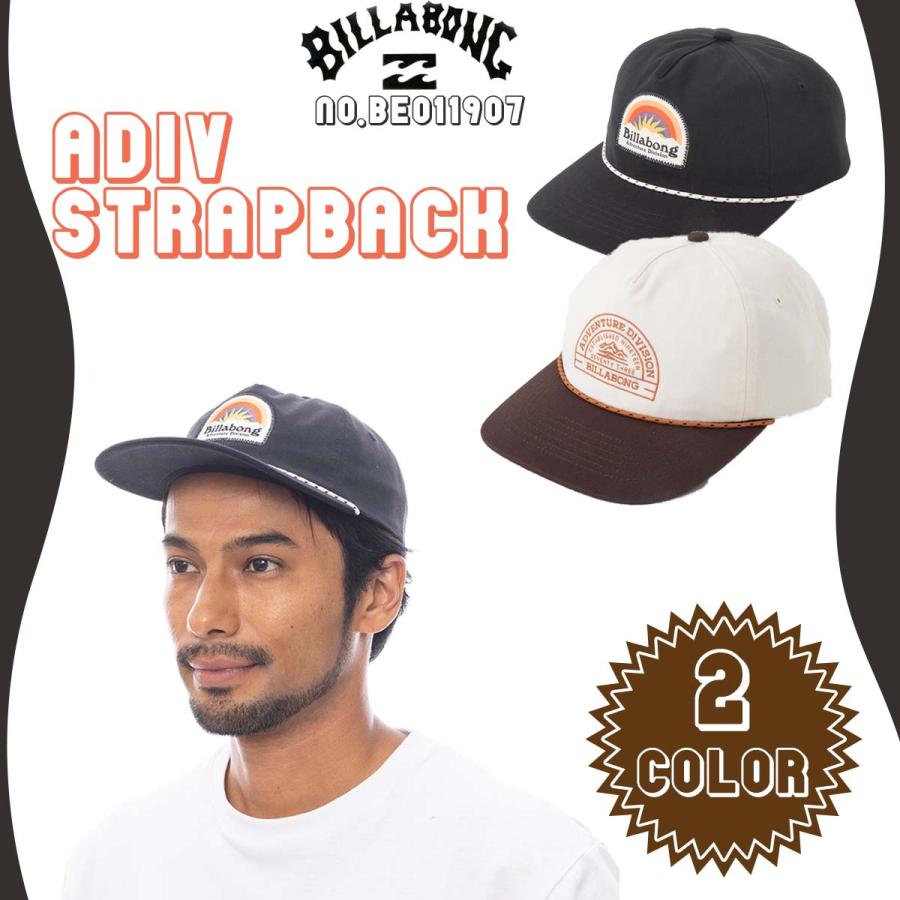 BILLABONG（ビラボン） 24SS BILLABONG キャップ ADIV STRAPBACK