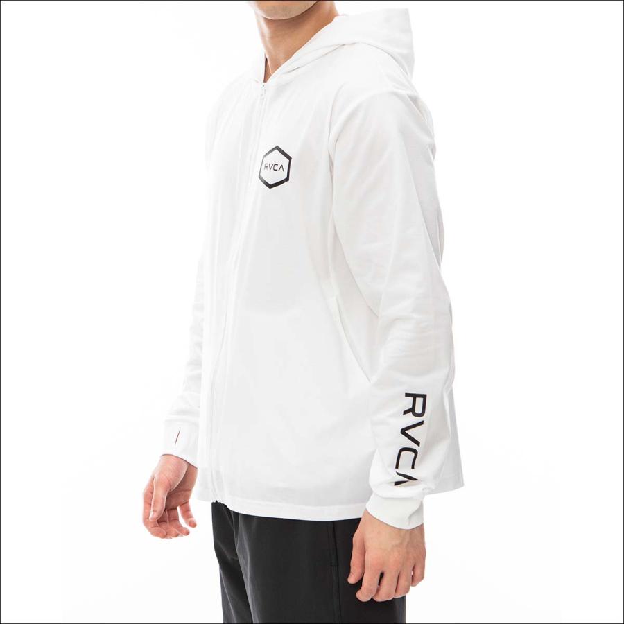 24 SS RVCA ルーカ ラッシュガード 長袖 ラッシュパーカー フーディー 