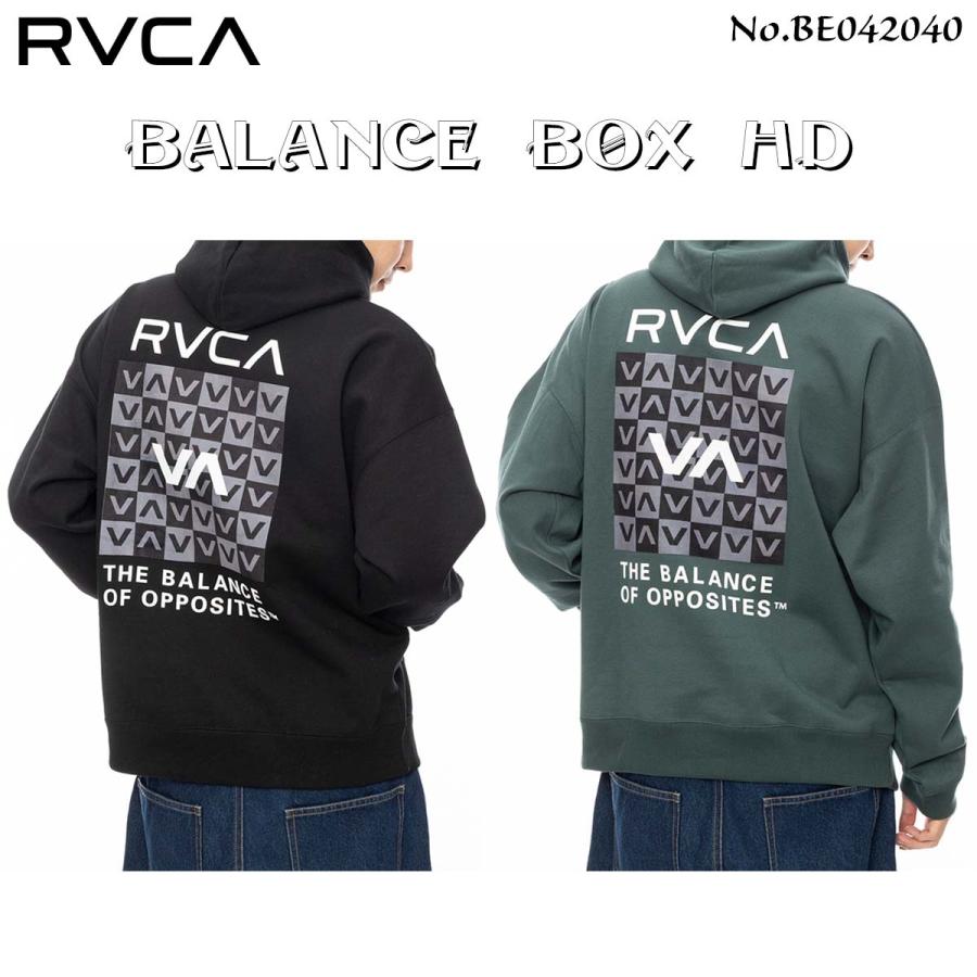 24 RVCA ルーカ パーカー BALANCE BOX HD 長袖 トップス フーディー ロゴ バックプリント メンズ 2024年秋冬 品番 BE042040 BE042-040 日本正規品 RVCA（ルーカ） 24 RVCA パーカー BALANCE BOX HD 長袖 トップス
