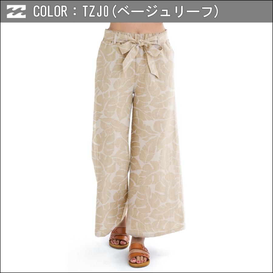 新品♪BILLABONG☆ベージュ総柄パンツ BILLABONG パンツ レディース SPLIT SPIRIT ワイドパンツ 「2024