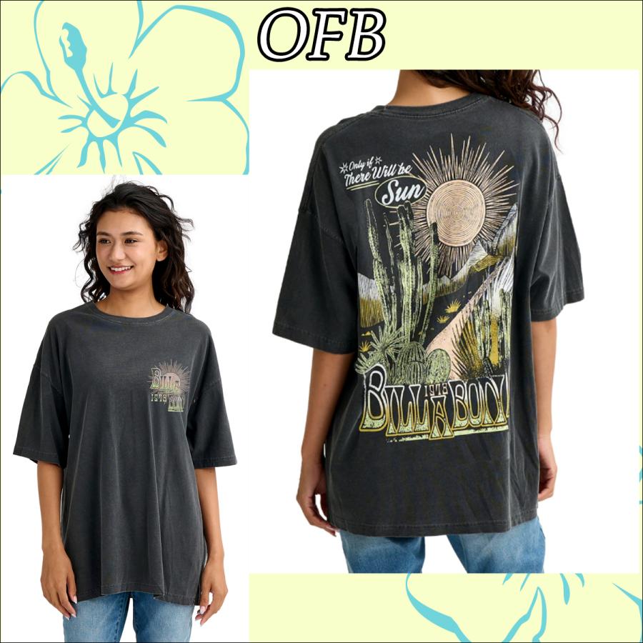 【色:ブラック_サイズ:Ｆ】【BILLABONG】ビラボン 2022春夏 POP BILLABONG（ビラボン） 26 SS BILLABONG Tシャツ GRAPHIC PRINT LOOSE
