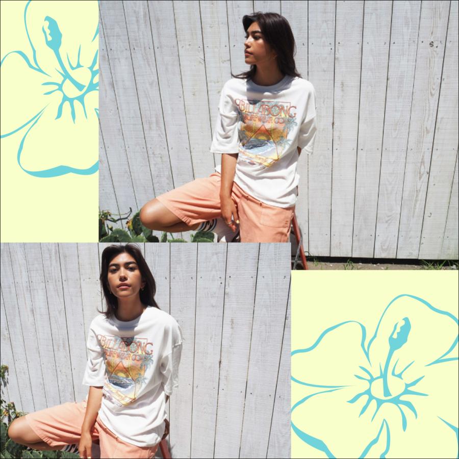 BILLABONG（ビラボン） 26 SS BILLABONG Tシャツ GRAPHIC PRINT LOOSE