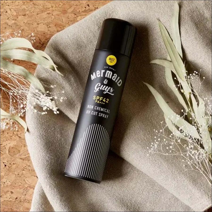 Mermaid & guys マーメイド＆ガイズ UVカットスプレー BUZZ 100g 日焼け止め 虫よけ 虫除け ノンケミカル 透明 サラサラ 顔用 からだ用 体用 日本正規品 |  | 02