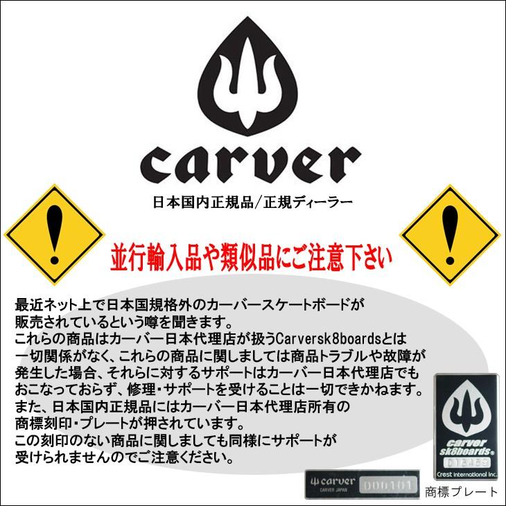 carver（カーバー） CARVER SK8BOARD スケートボード TRITON BLACK