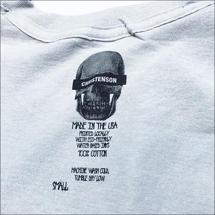CHRISTENSON クリステンソン Tシャツ CC Cigar Skull Tee 日本正規品