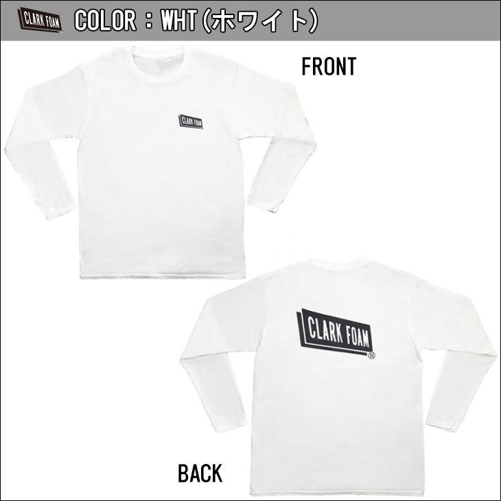 CLARK FOAM クラークフォーム ロンT REGULAR L/S TEE TYPE F 長袖 Tシャツ ロゴ バックプリント シンプル メンズ サーフィン サーフ 日本正規品｜stradiy｜04