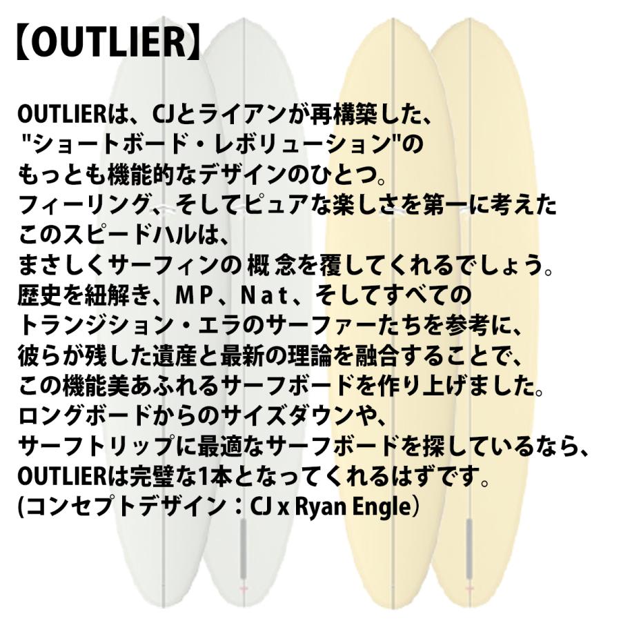 26 サンダーボルト CJ NELSON DESIGNS サーフボード OUTLIER Ryan