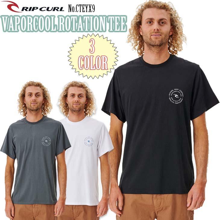 RIP CURL（リップカール） 23 RIPCURL Tシャツ VAPORCOOL ROTATION TEE 半袖 熱転写 ベーシック ...