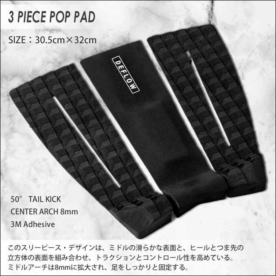 DEFLOW デフロウ デッキパッド 3ピース 3 PIECE POP PAD ポップパッド