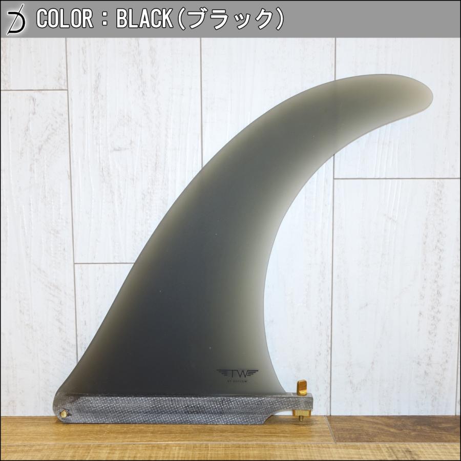 DEFLOW デフロー　シングルフィン9.5 TAPERED RAKE FIN DEFLOW デフロウ ロングボードフィン シングルフィン タイラー