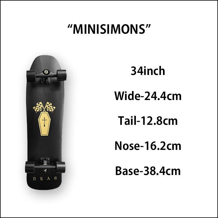 21 DRAG ドラッグ サーフスケート DRAG×INTRO SKATE BOARD(limited