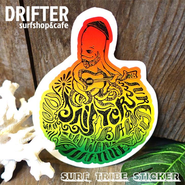 Drifter Surf Shop Cafe ドリフター サーフショップアンドカフェ ロブ マチャド Surf Tribe ラスタギター アートステッカー ステッカー シール バリ島 Bali Drif Octo オーシャン スポーツ 通販 Yahoo ショッピング