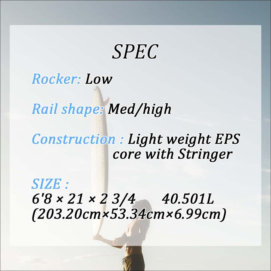 25 Elemnt Surfboards エレメント サーフボード MIDLENGTH 6'8 ミッド