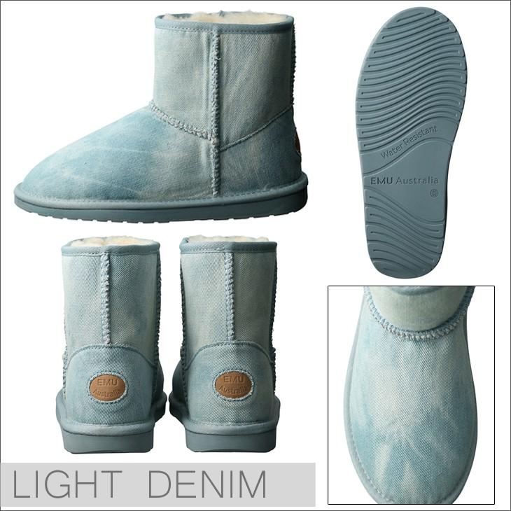 emu エミュー Stinger Denim Mini スティンガーデニムミニ ムートン