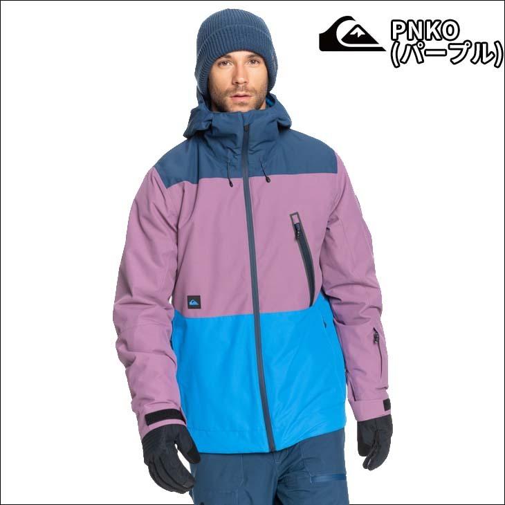 LサイズQUICKSILVER SYCAMORE JKスノーボード　ジャケット Quiksilver（クイックシルバー） 35%off スノーボードウェア メンズ
