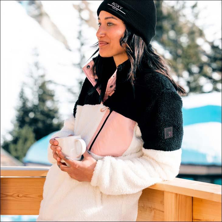 ROXY（ロキシー） 22-23 スノー フリース ALABAMA トップス ハーフ