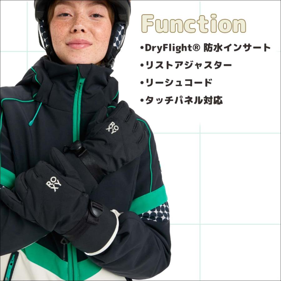 ROXY（ロキシー） 25/26 SNOW ROXY 手袋 ジェッティ ソリッド グローブ