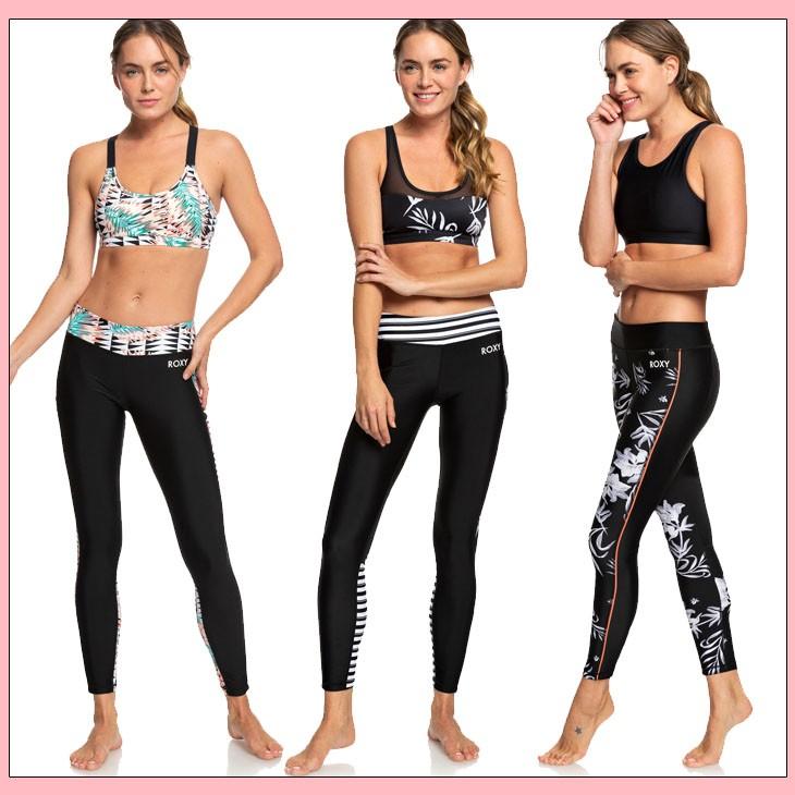 【人気】ROXY / レディース ウェア / Mサイズ / クリーニング済み ROXY 19 ロキシー フィットネス レギンス 吸汗 速乾 ひざ裏