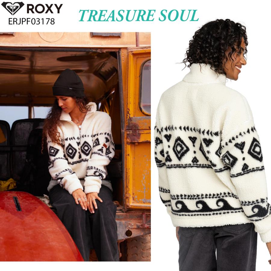 ROXY（ロキシー） 24 ROXY ジャケット TREASURE SOUL ハーフジップ 
