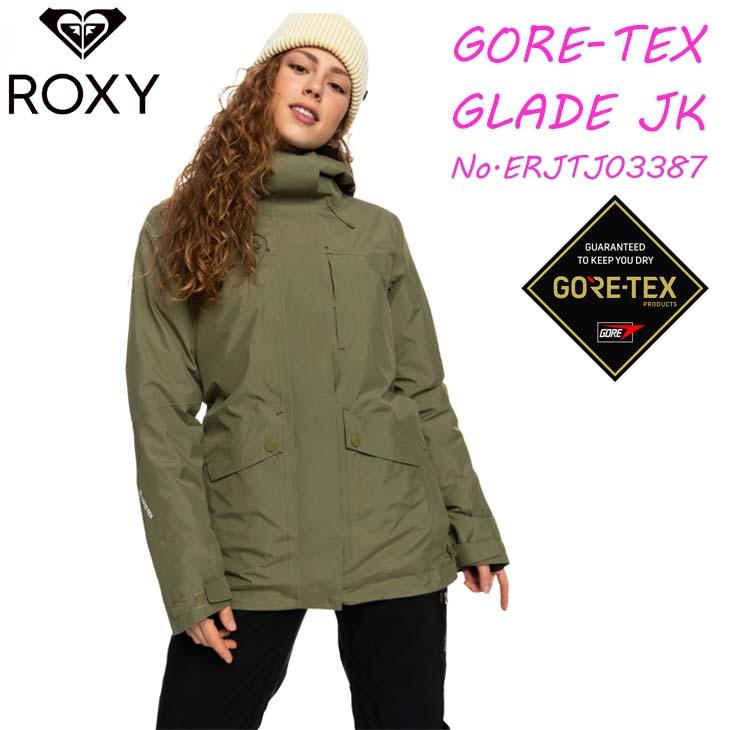 ゴアテックス　スノージャケット　ROXY  GORE-TEX 【新品】 OUTLET】【TAILORED LONG FIT】 Roxy GORE-TEX GLADE JK スノー