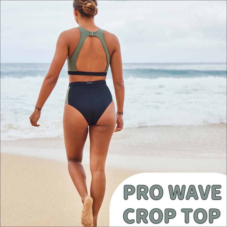 ROXY（ロキシー） 24 ROXY 水着 PRO WAVE CROP TOP スイムウェア