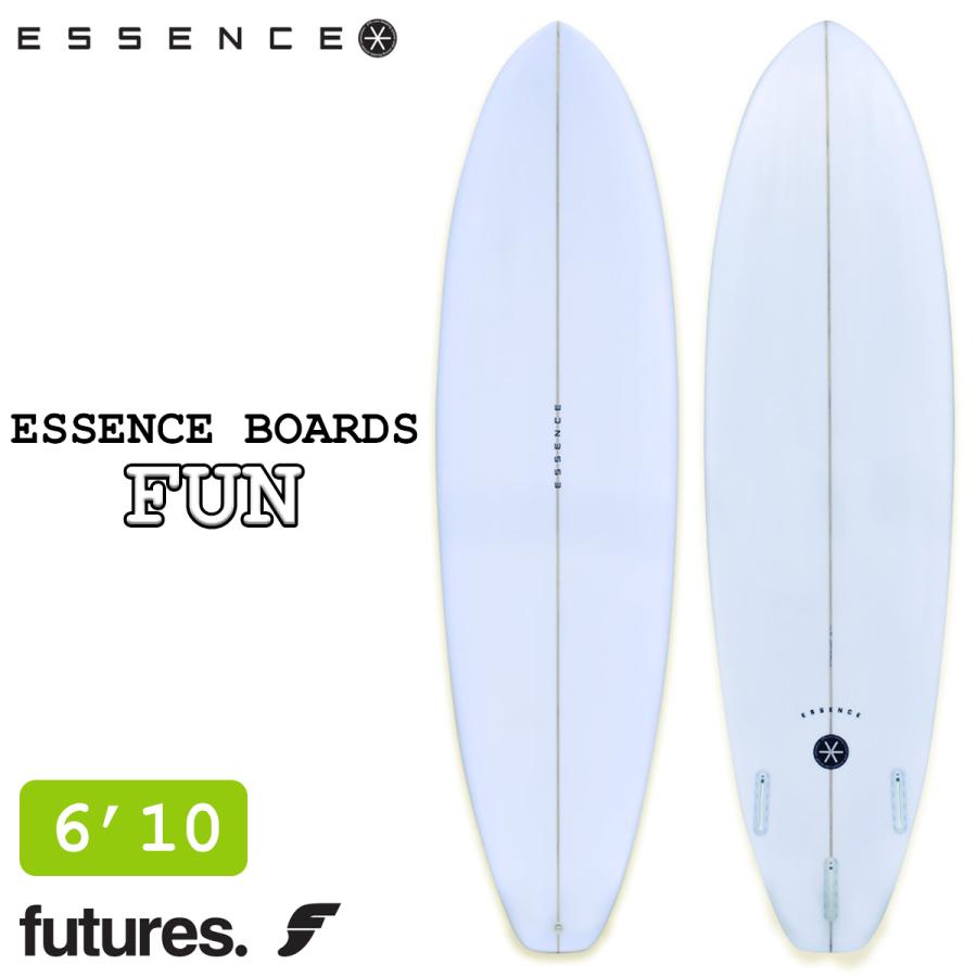 26 ESSENCE BOARD エッセンス サーフボード FUN 6'10 フィン付き 板