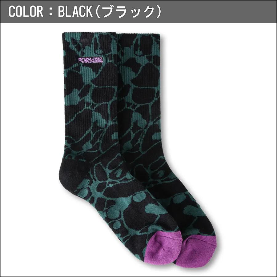 25 FORMER フォーマー 靴下 ソックス GLOBAL MIND SOCK ジャカード